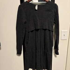 Latched Mama Waffle Knit Nursing Dress